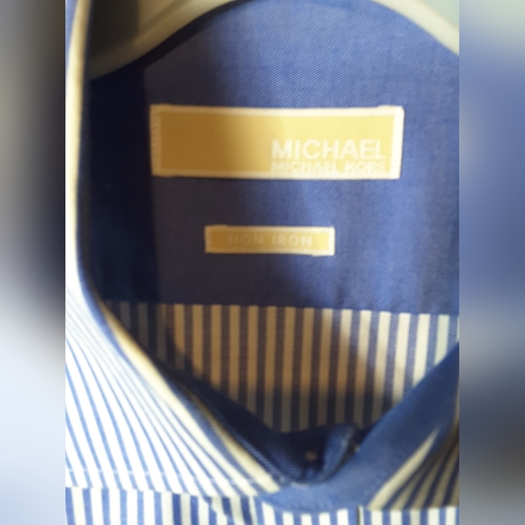 Michael Kors Non Iron Dress Shirt Size 16 1/2 - Picture 2 of 3